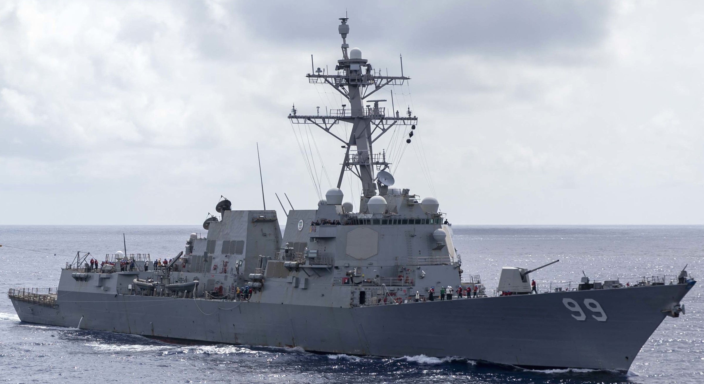 ddg-99 uss farragut arleigh burke class guided missile destroyer aegis us navy comptuex 72