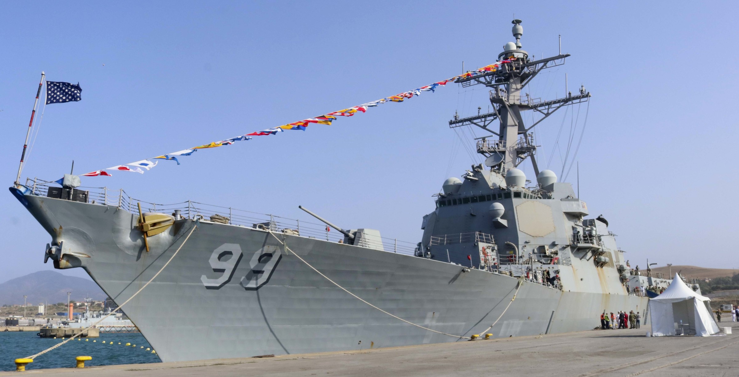 ddg-99 uss farragut arleigh burke class guided missile destroyer aegis us navy jijel algeria 75