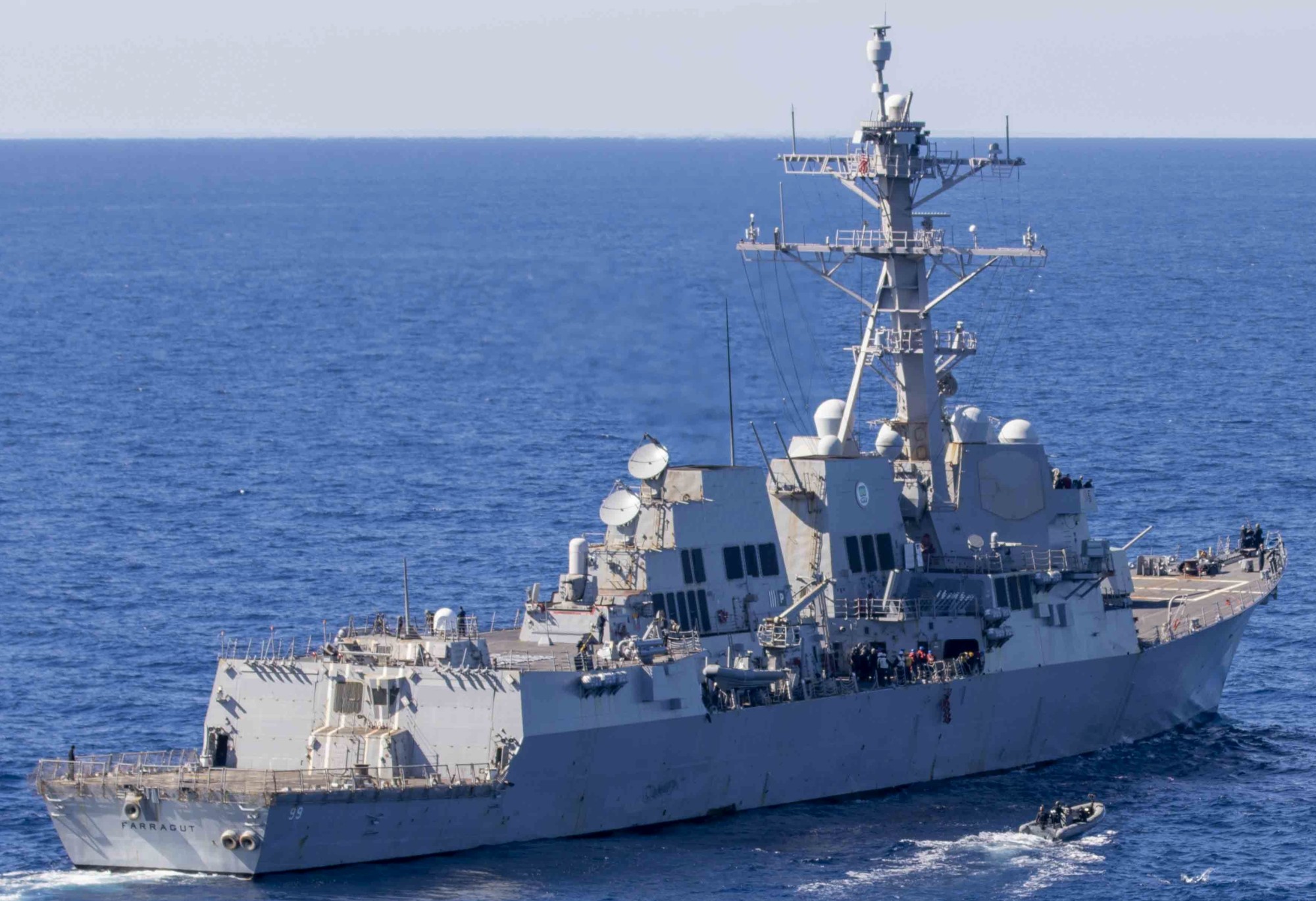 ddg-99 uss farragut arleigh burke class guided missile destroyer aegis us navy 77