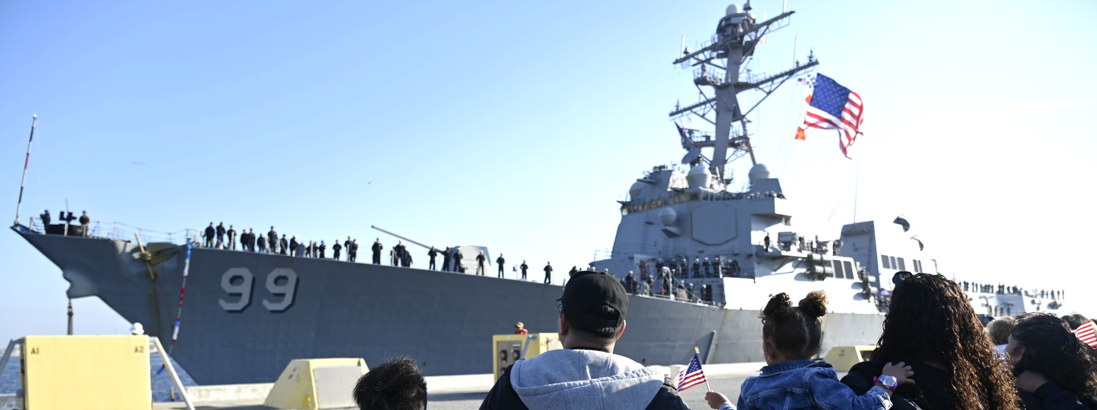 ddg-99 uss farragut arleigh burke class guided missile destroyer aegis returning mayport florida 2024