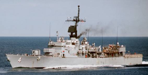 FFG-4 USS Talbot - Brooke class guided missile frigate