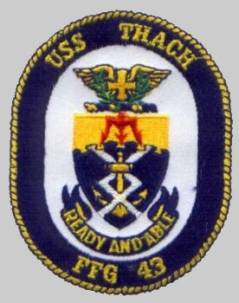 FFG-43 USS Thach patch crest insignia