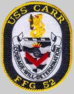 FFG-52 USS Carr patch crest insignia