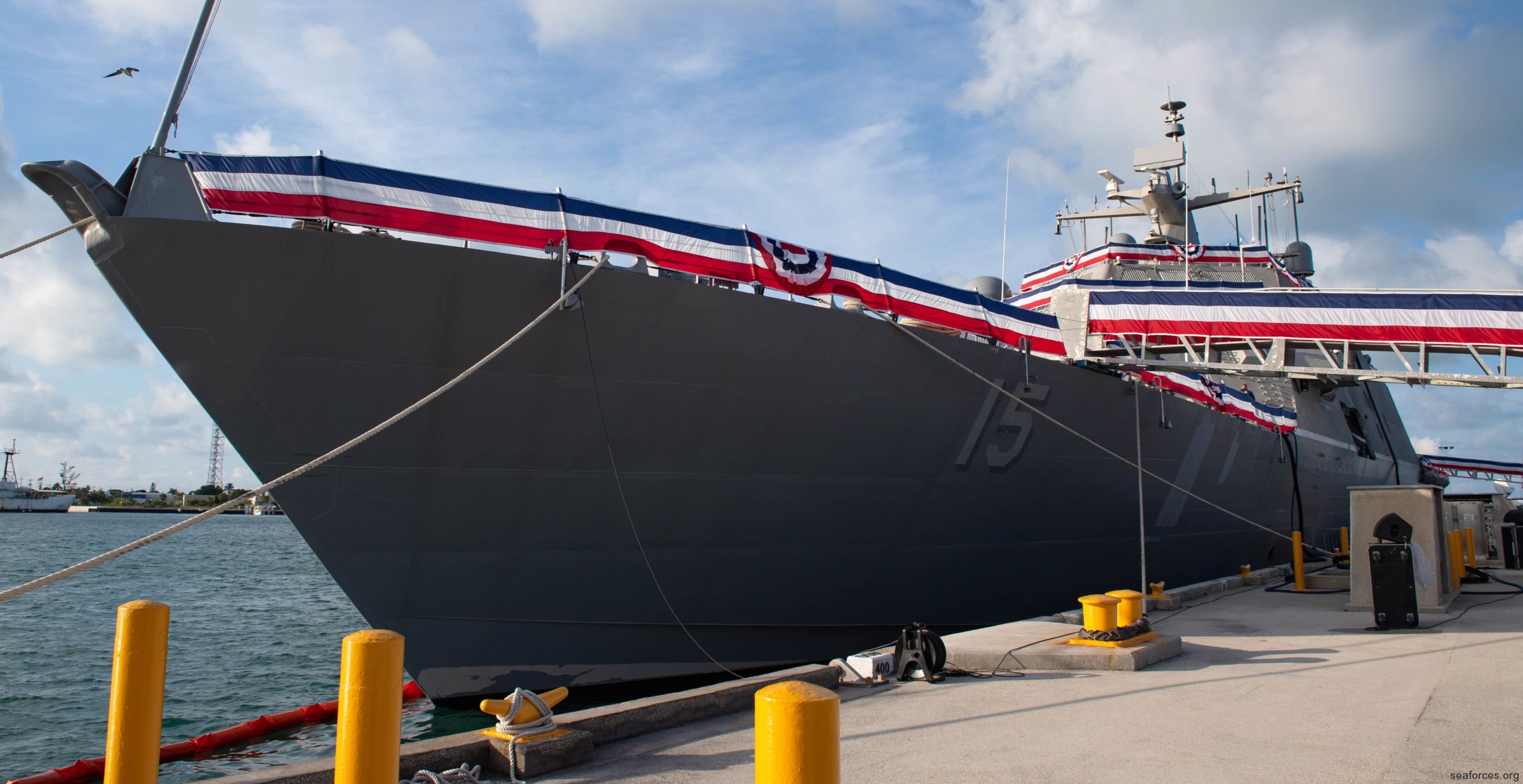 lcs-15 uss billings freedom class littoral combat ship us navy 09 commissioning ceremony nas key west florida august 2019