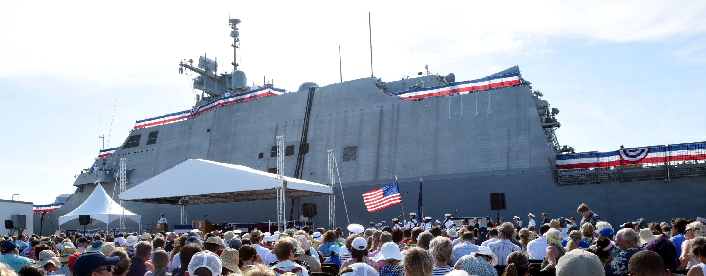 lcs-15 uss billings freedom class littoral combat ship us navy 13 commissioning