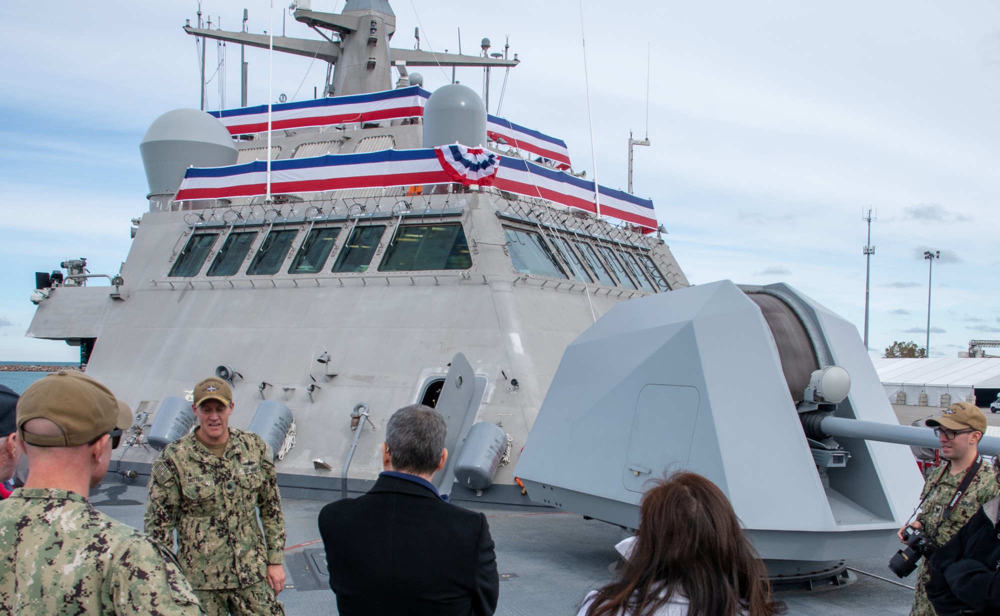 lcs-17 uss indianapolis freedom class littoral combat ship us navy 17 burns harbor indiana pcu