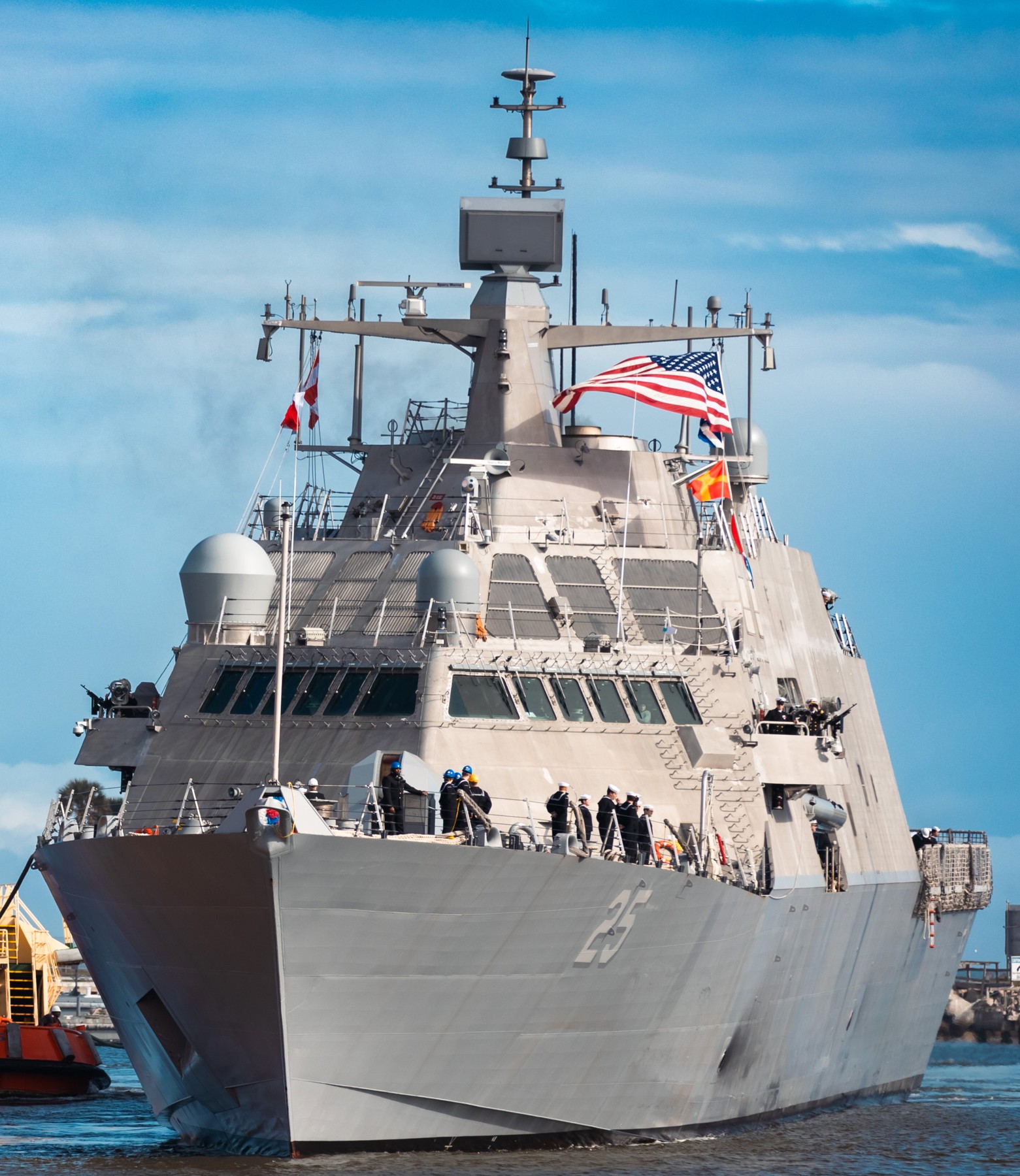 lcs-25 uss marinette freedom class littoral combat ship naval station mayport florida 2023 25