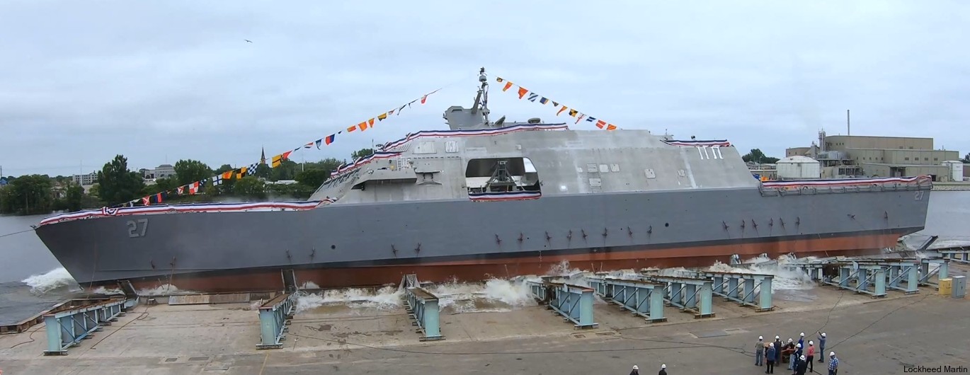 lcs-27 uss nantucket freedom class littoral combat ship us navy launching ceremony marinette 06