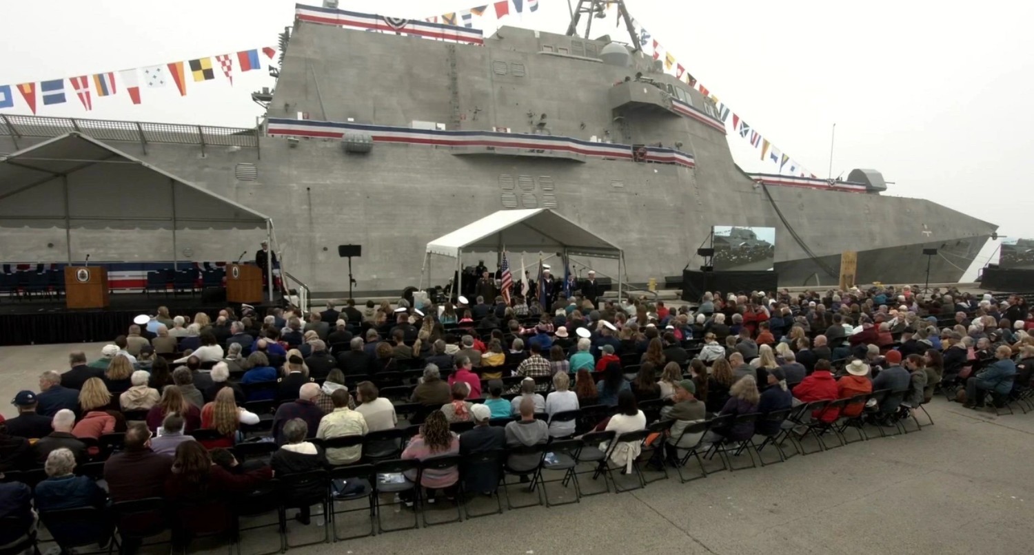 lcs-34 uss augusta independence class littoral combat ship commissioning eastport maine 2023 15