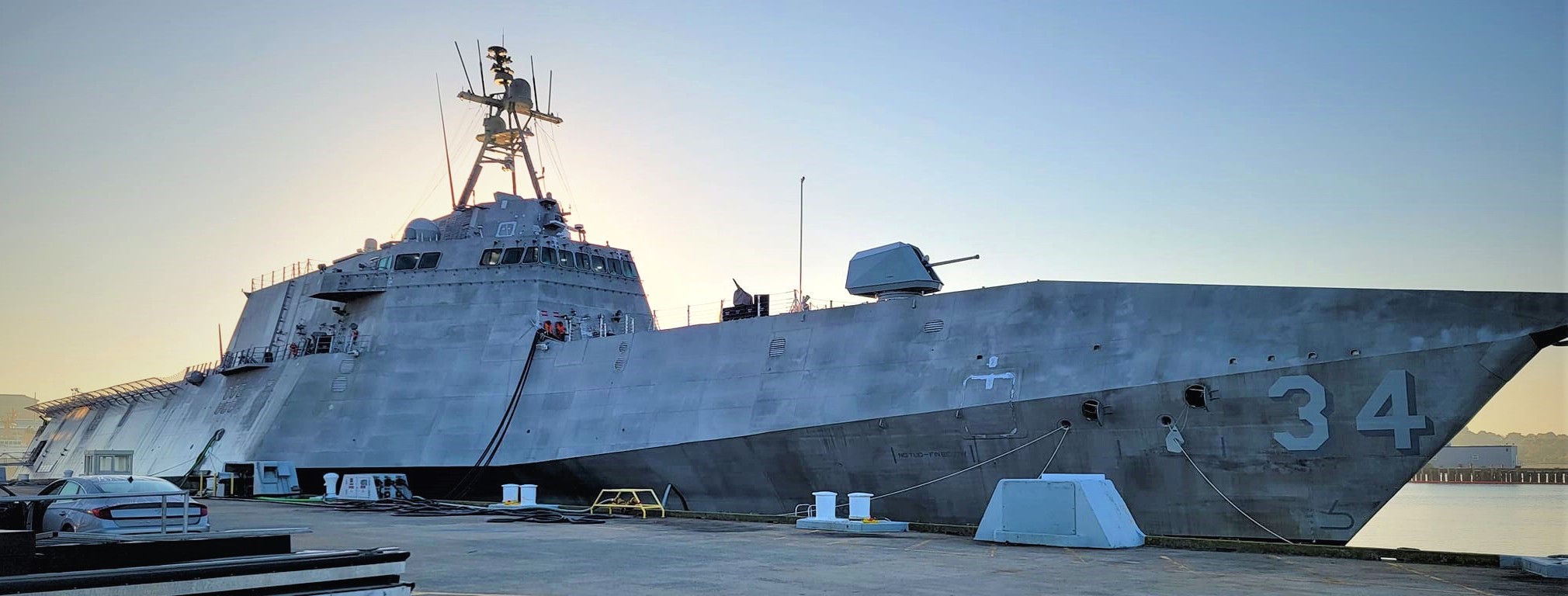 lcs-34 uss augusta independence class littoral combat ship us navy newport rhode island 2023