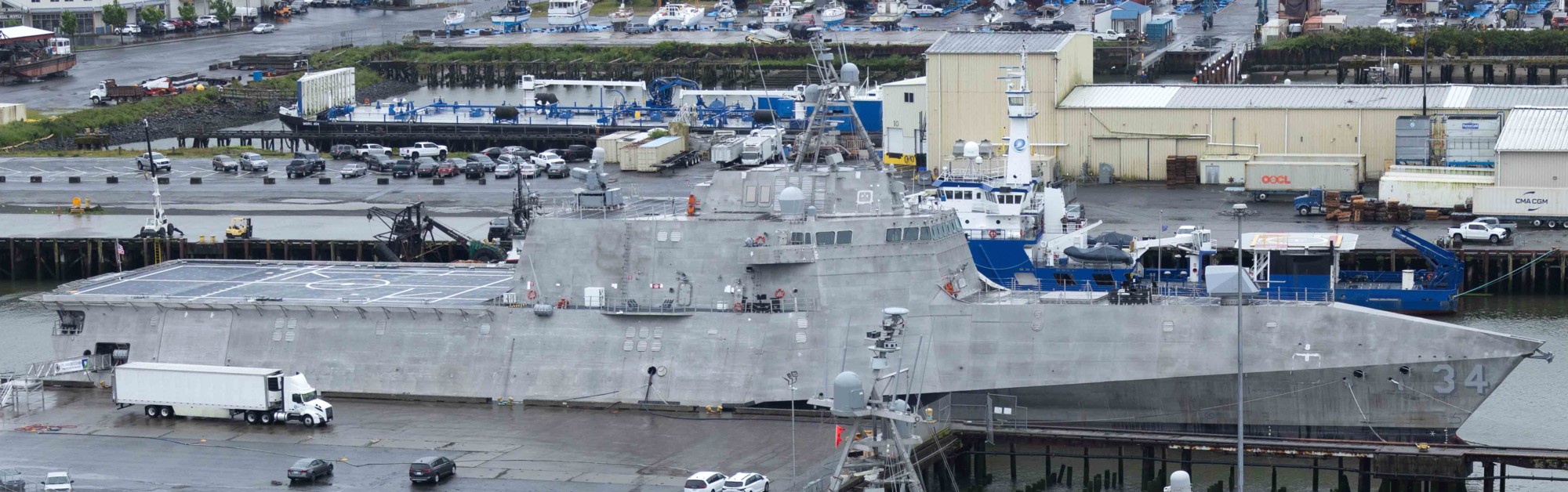 lcs-34 uss augusta independence class littoral combat ship astoria portland oregon 2024 19