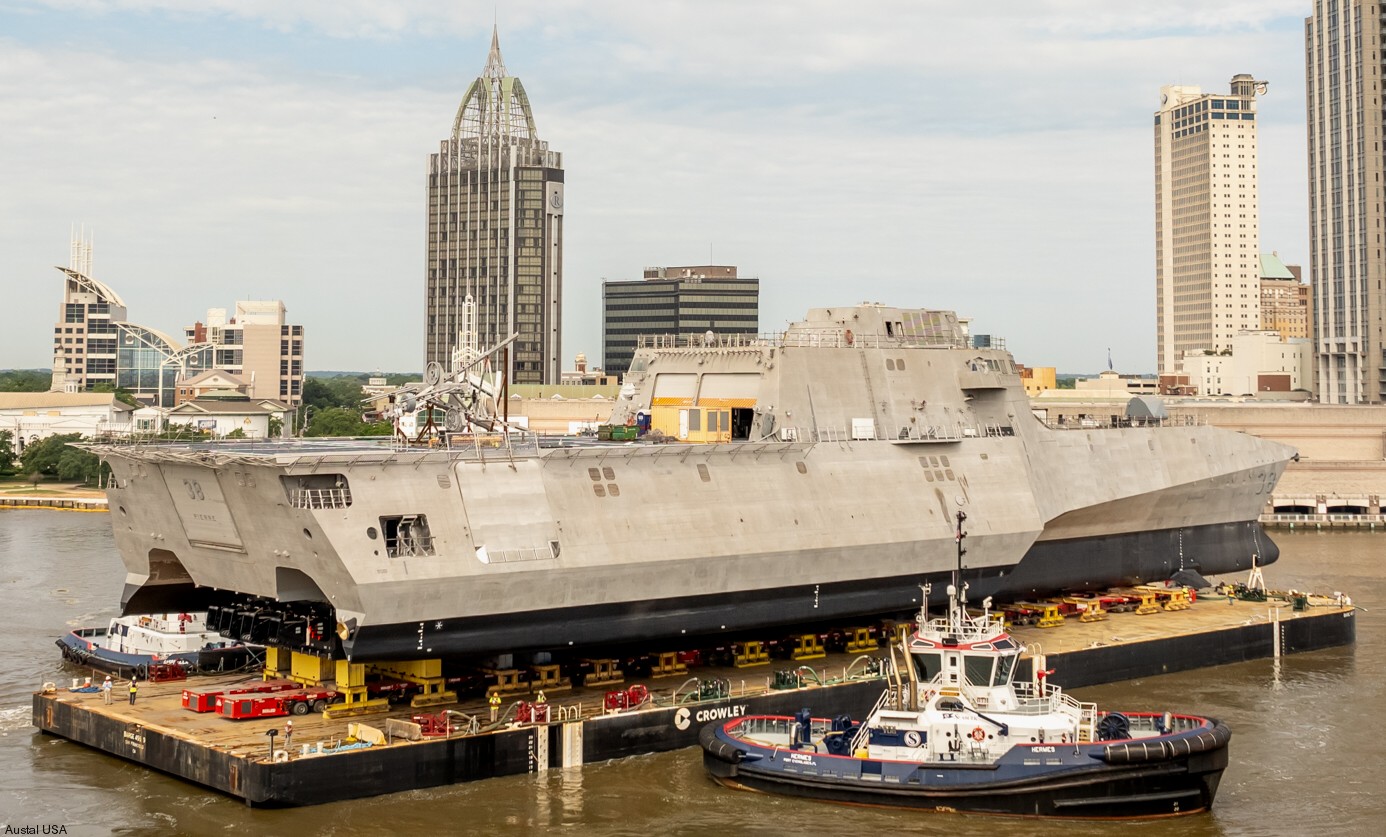 lcs-38 uss pierre independence class littoral combat ship austal usa mobile alabama 09