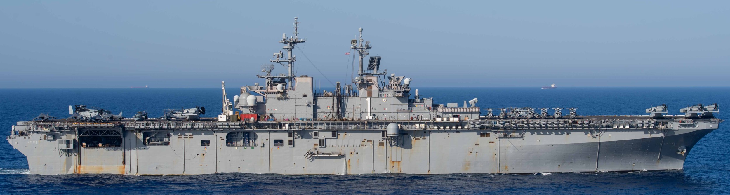 lhd-1 uss wasp amphibious assault landing ship dock helicopter vmm-365rein 2024 deployment 219