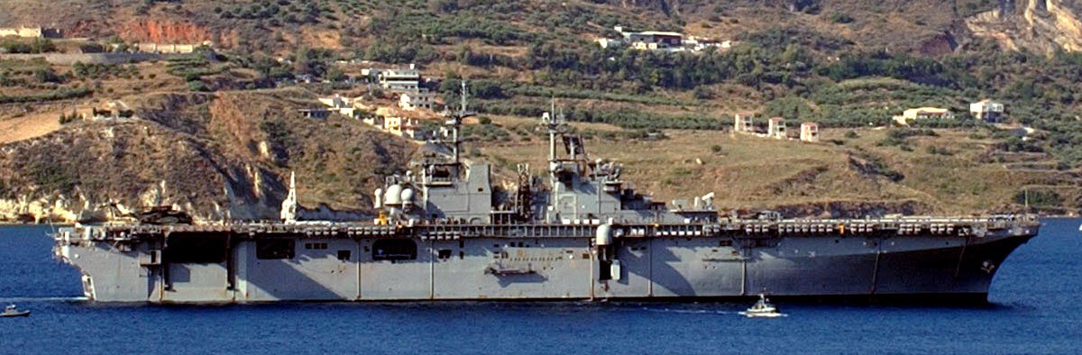 lhd-3 uss kearsarge wasp class amphibious assault ship us navy marines hmm-263 souda bay crete greece 37