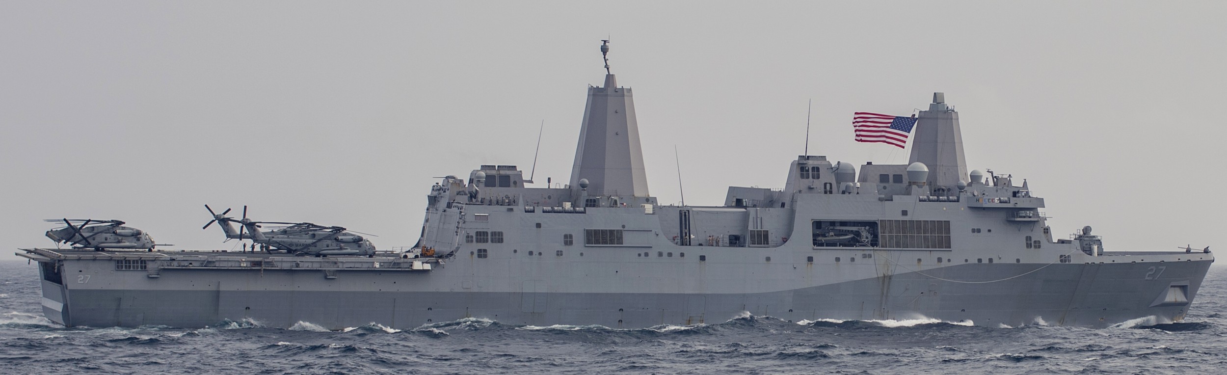 lpd-27 uss portland san antonio class amphibious transport dock landing ship us navy arabian sea 25