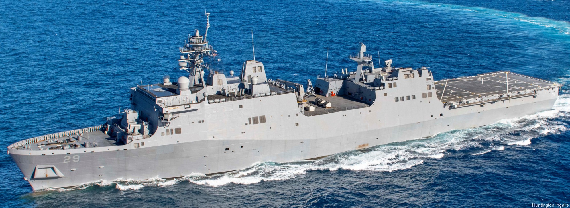 lpd-29 uss richard m. mccool san antonio class amphibious transport dock landing ship trials gulf mexico 12