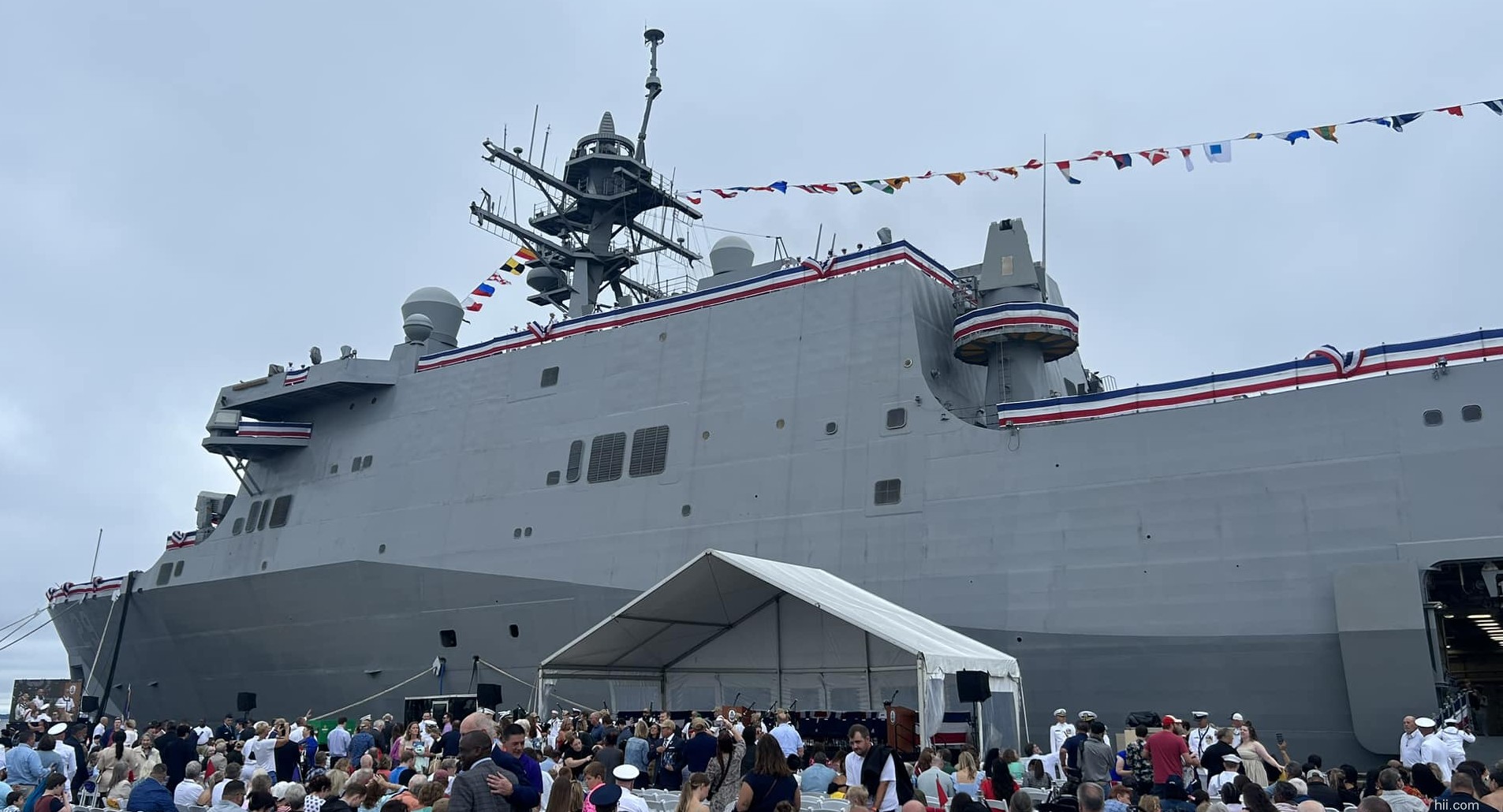 lpd-29 uss richard m. mccool san antonio class amphibious transport dock landing ship commissioning nas pensacola florida 2024 21