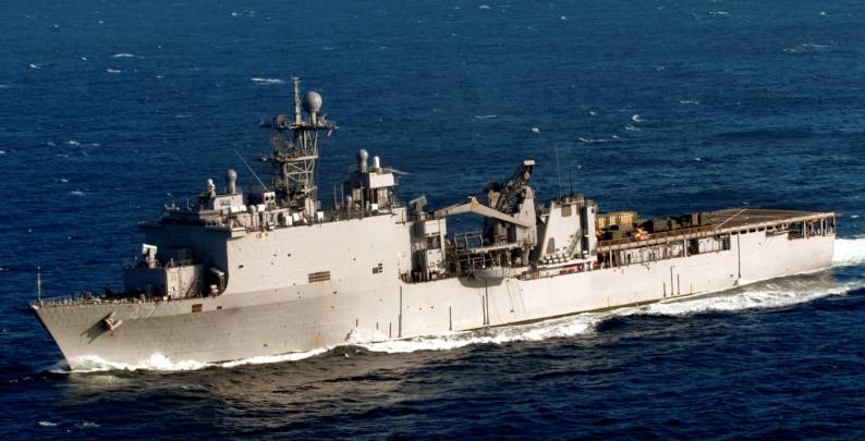 USS Rushmore LSD 47 Whidbey Island class dock landing ship US Navy