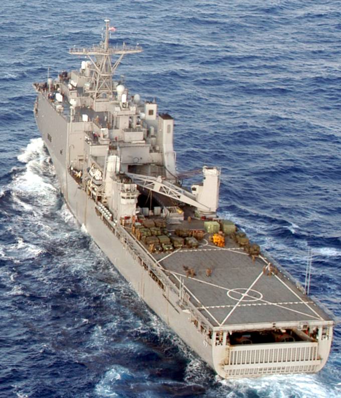 USS Rushmore LSD 47 Whidbey Island class dock landing ship US Navy