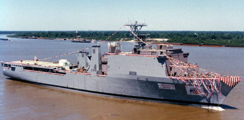 USS Rushmore LSD 47 Whidbey Island class dock landing ship US Navy