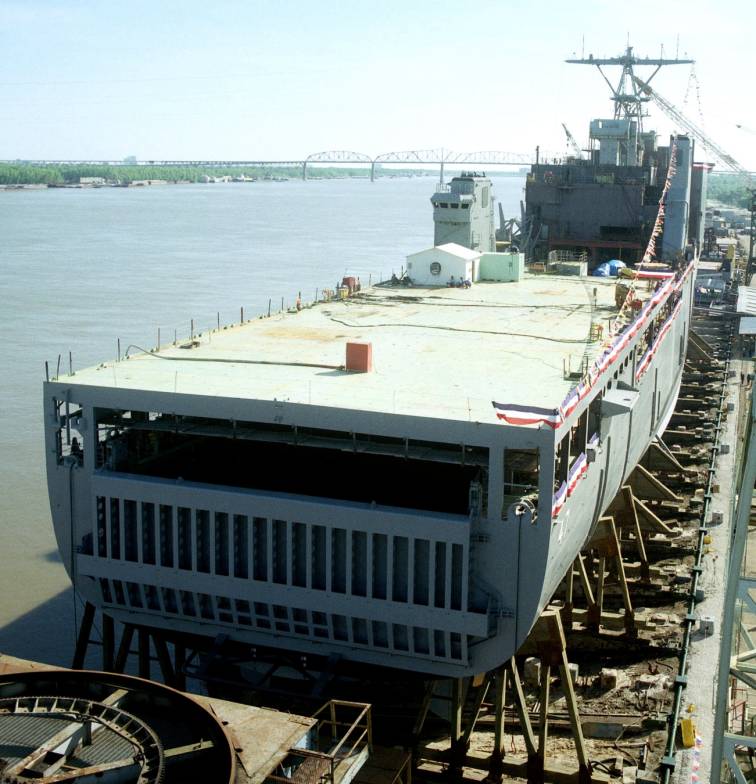 USS Rushmore LSD 47 Whidbey Island class dock landing ship US Navy