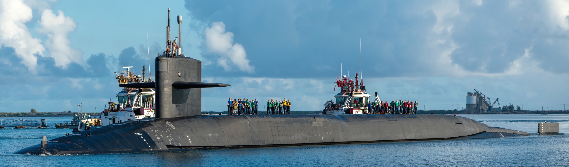 ssgn-726 uss ohio guided missile submarine us navy polaris point naval base guam 2025 134
