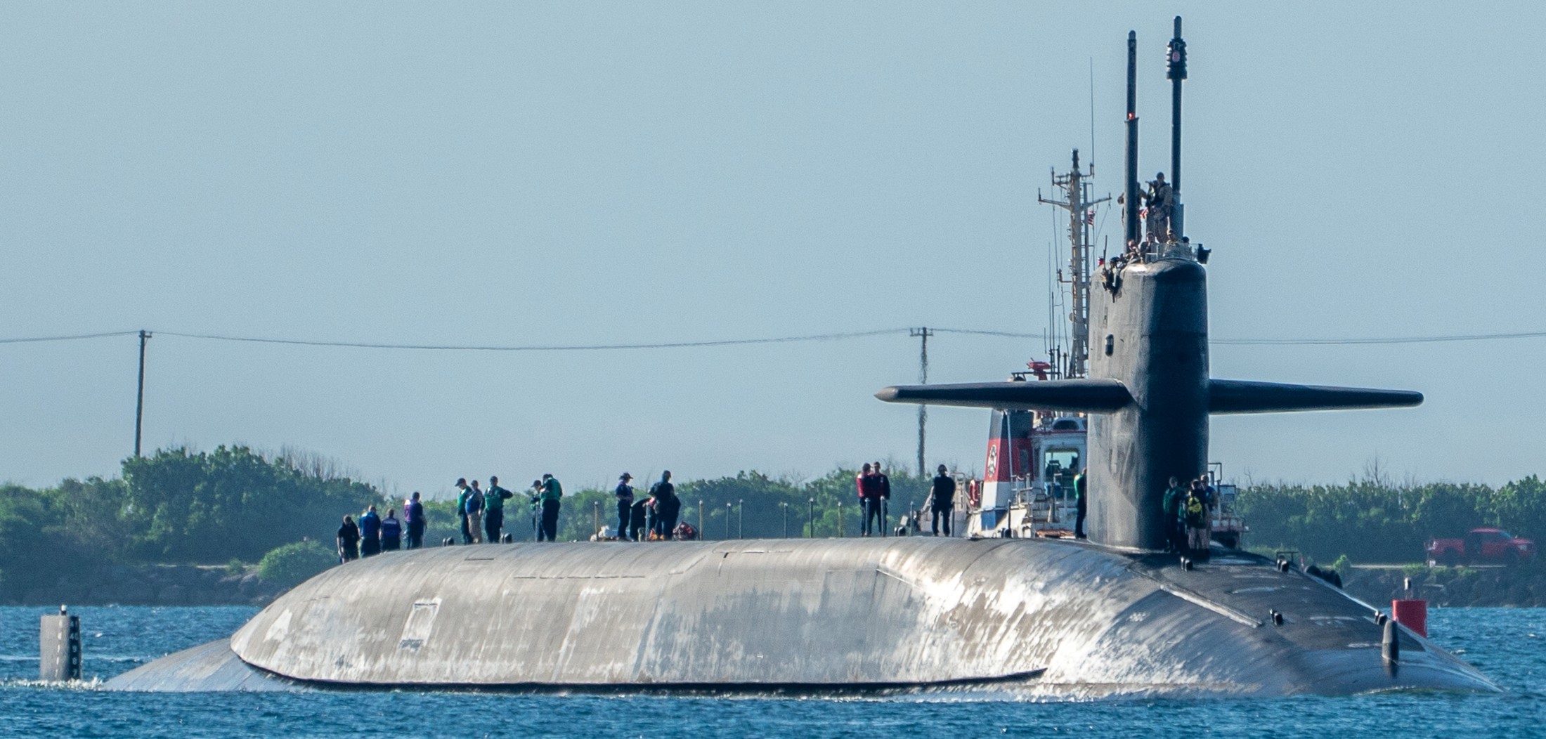 ssgn-726 uss ohio guided missile submarine us navy naval base guam 2025 135