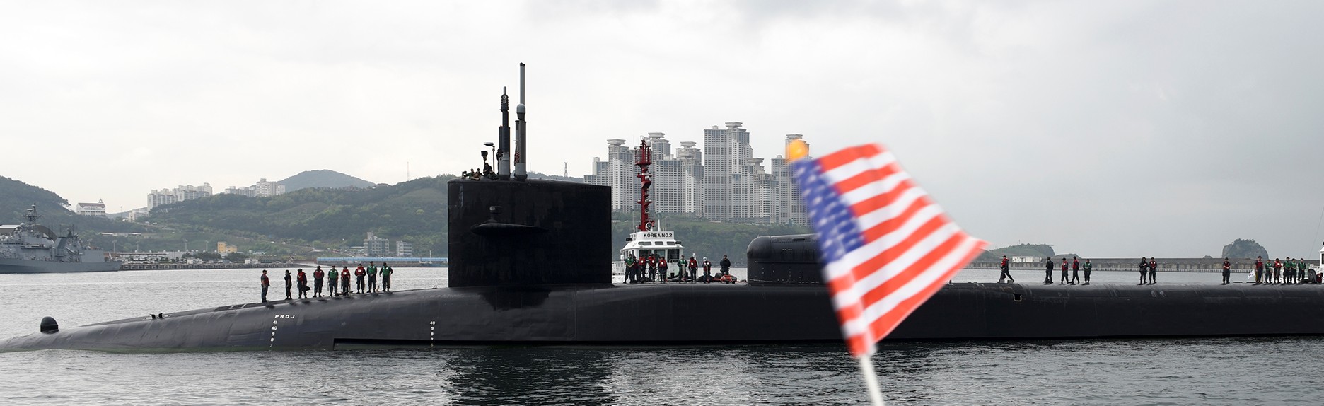 ssgn-727 uss michigan guided missile submarine 2017 02 busan republic of korea