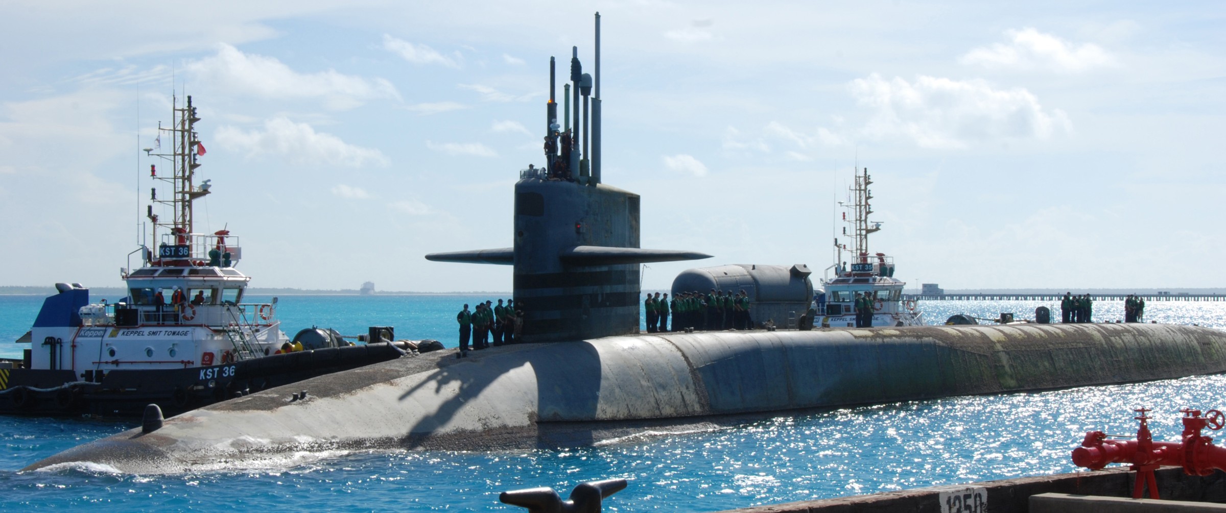 ssgn-729 uss georgia ohio class guided missile submarine 75