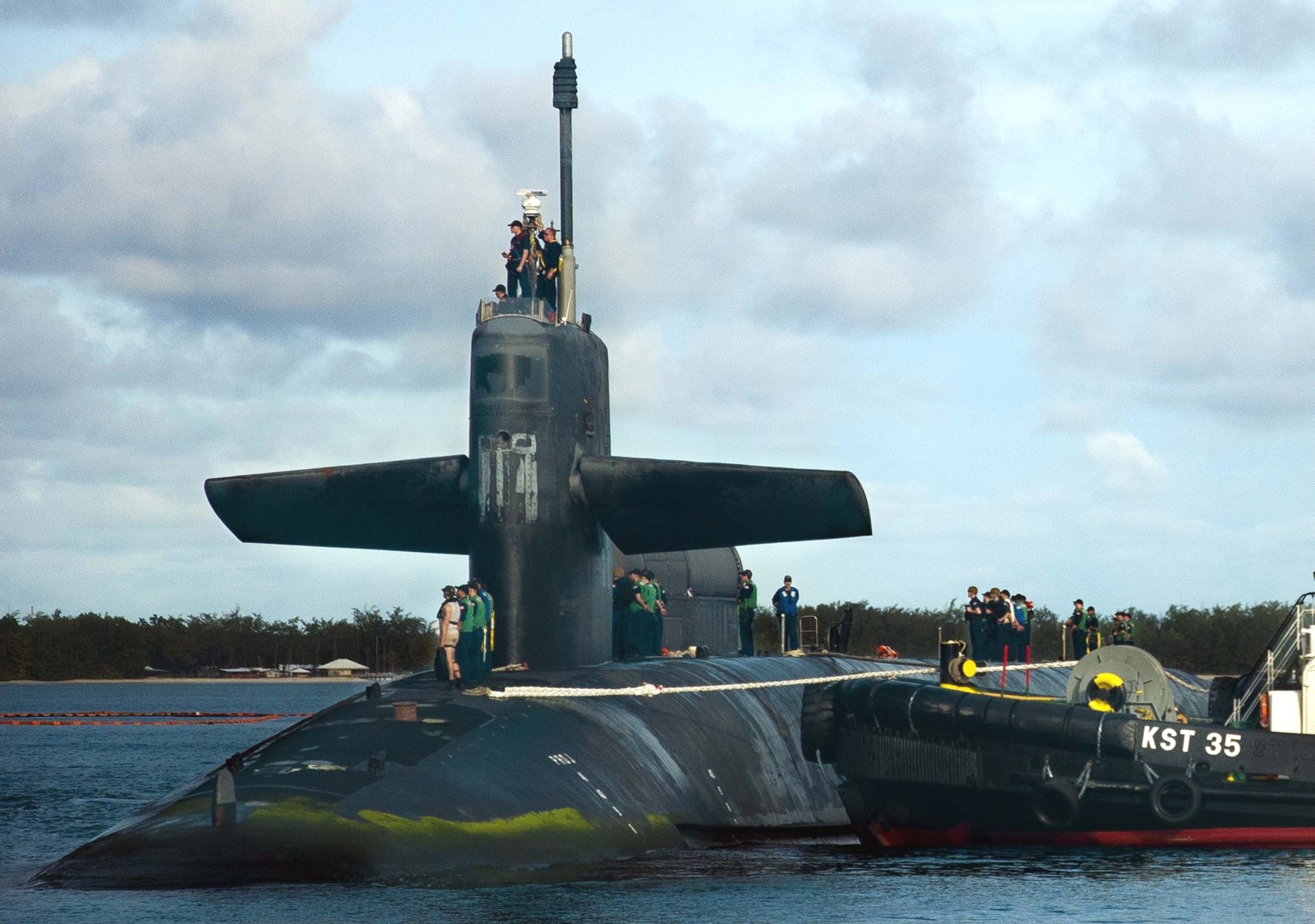 ssgn-729 uss georgia ohio class guided missile submarine 77