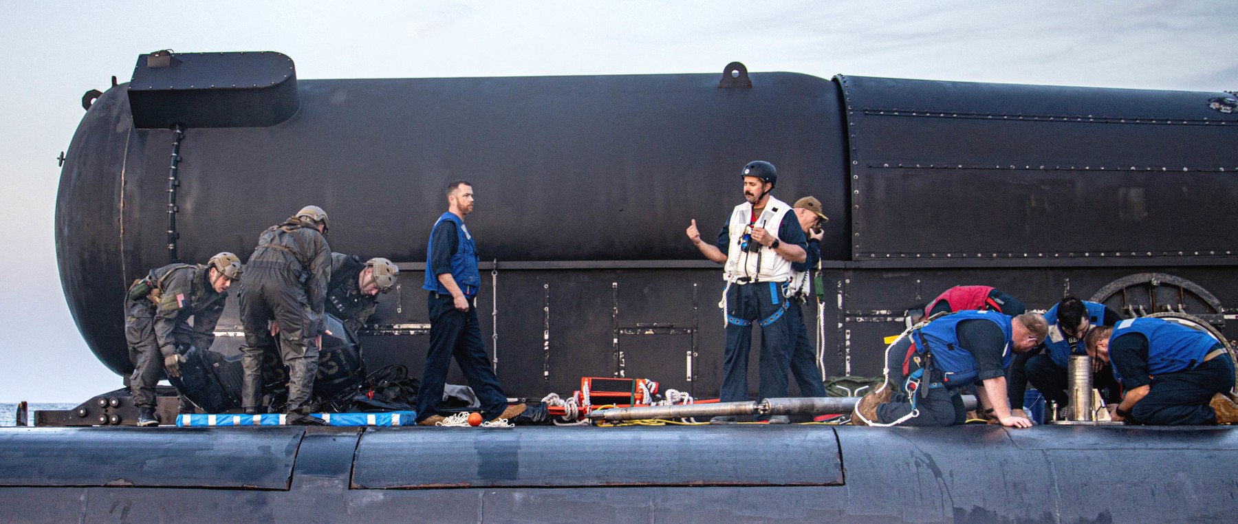 ssgn-729 uss georgia ohio class guided missile submarine souda bay greece 84