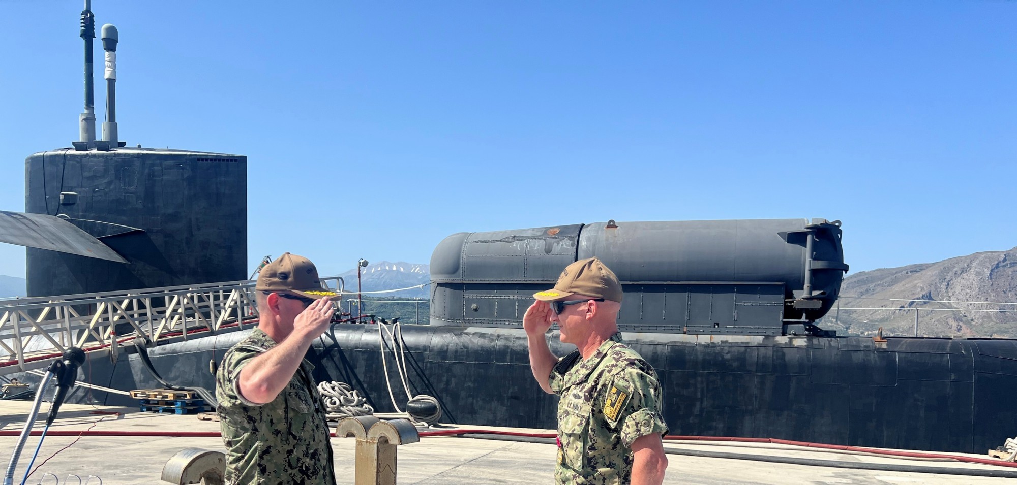 ssgn-729 uss georgia ohio class guided missile submarine souda bay greece 2022 86