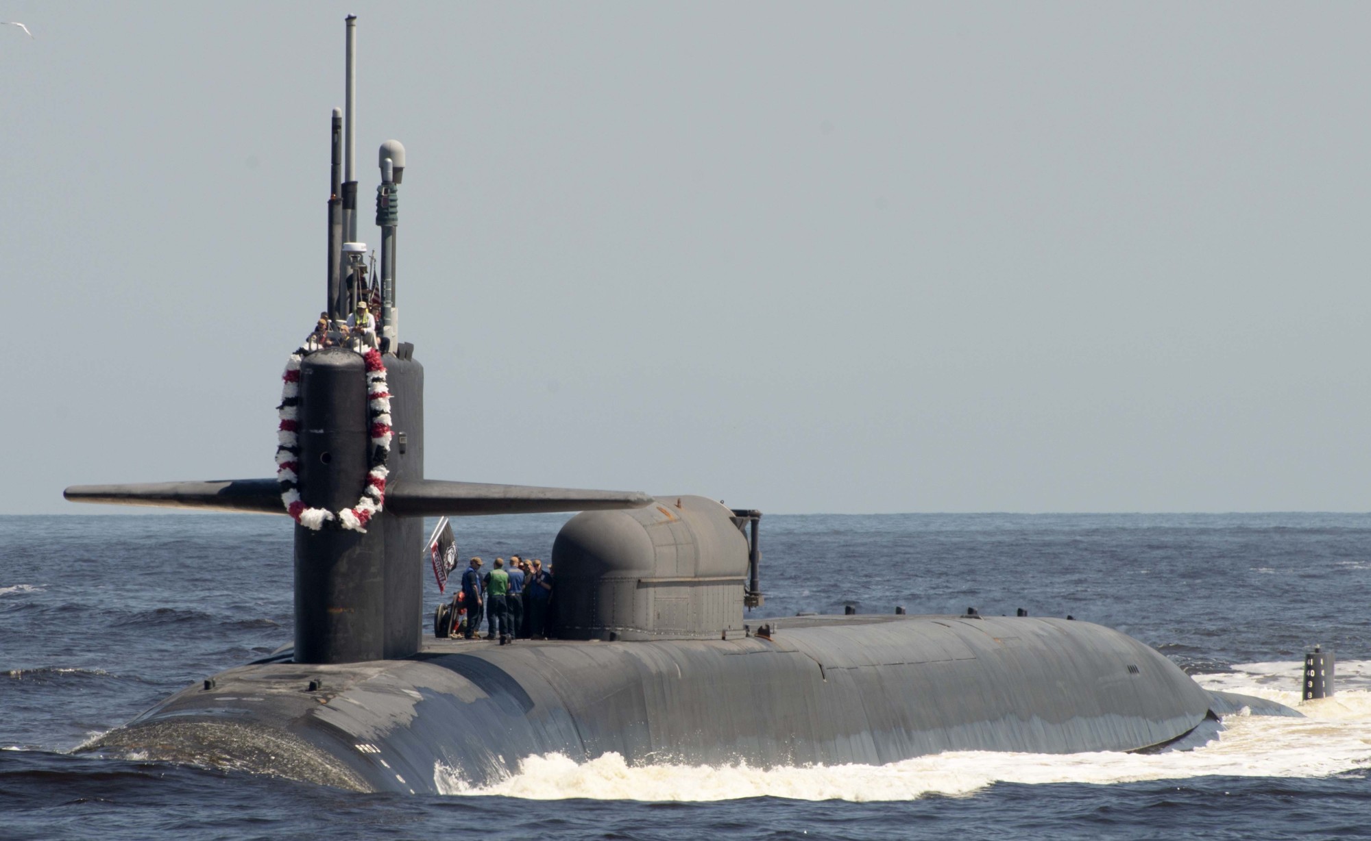 ssgn-729 uss georgia ohio class guided missile submarine 88