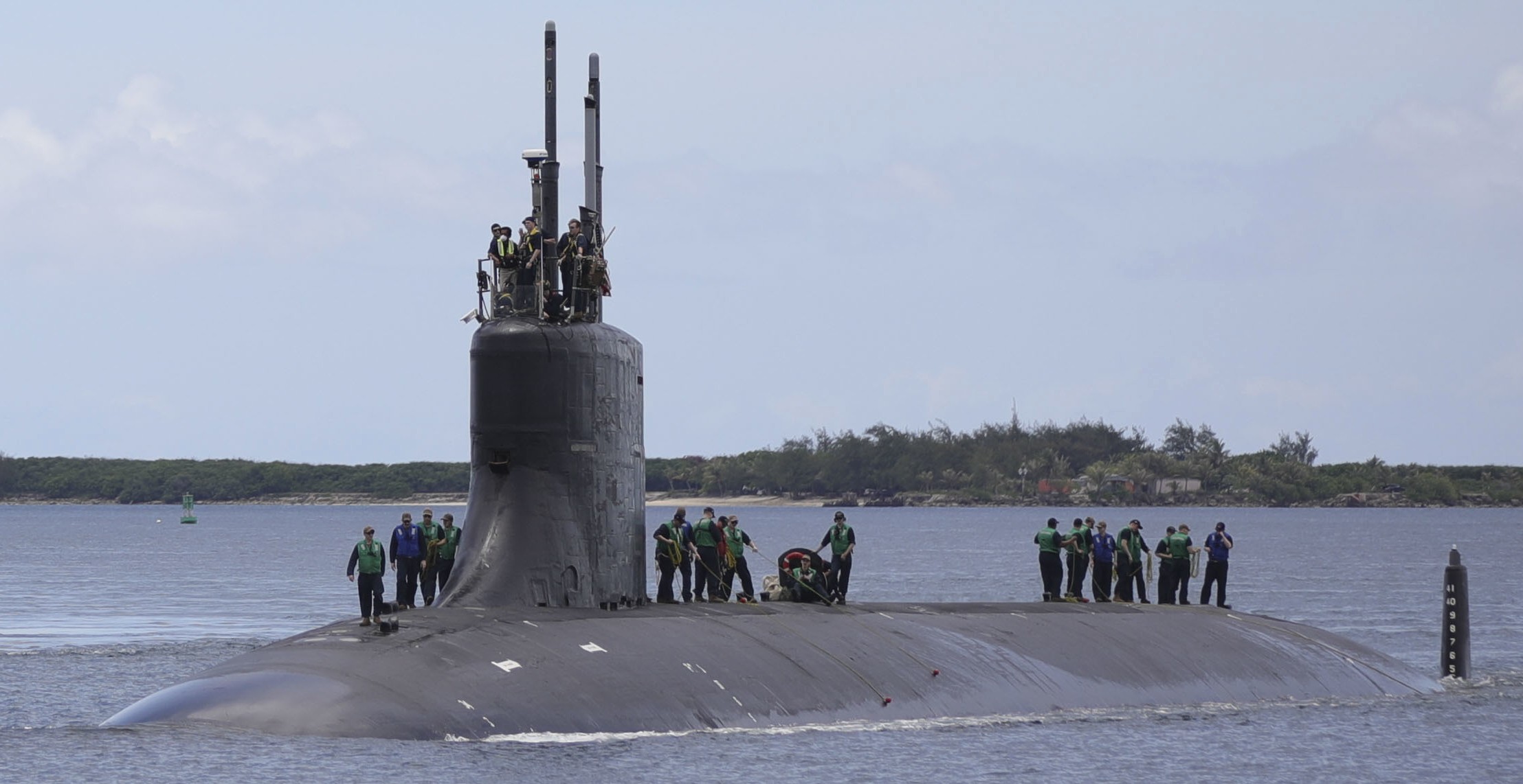 ssn-21 uss seawolf attack submarine apra harbor guam 49