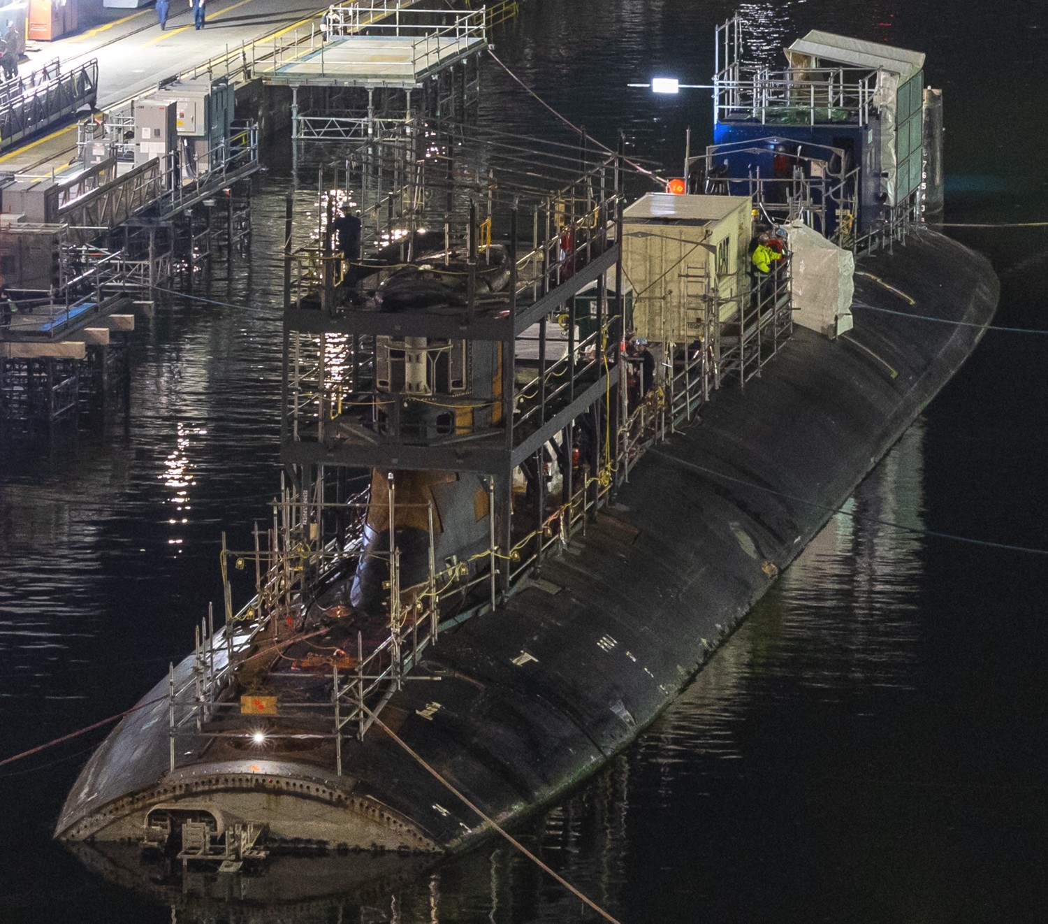 ssn-22 uss connecticut seawolf class attack submarine puget sound naval shipyard psns imf edsra 66