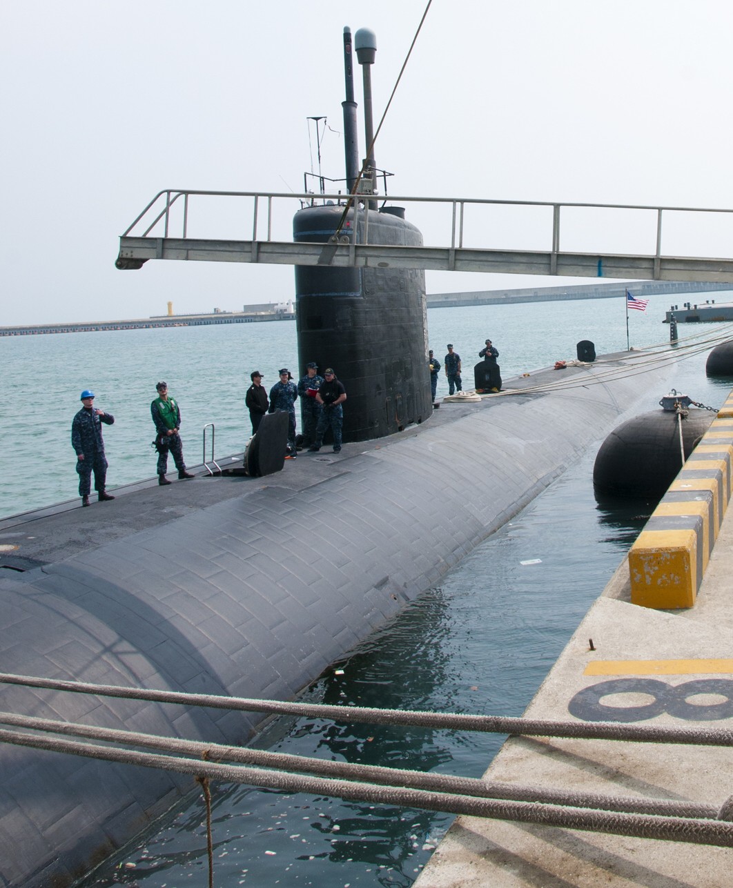 ssn-773 uss cheyenne los angeles class attack submarine busan republic korea 17