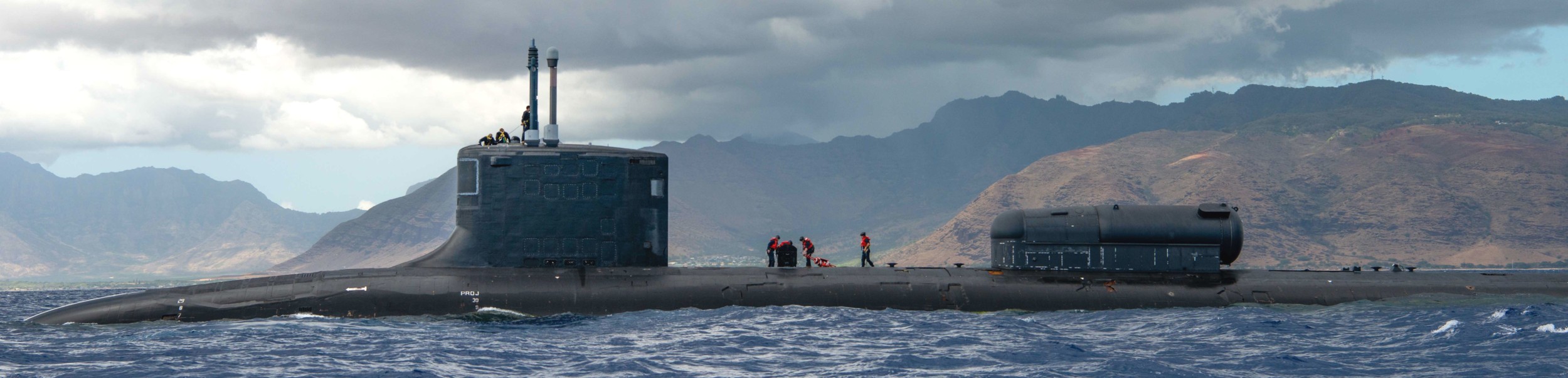 ssn-777 uss north carolina virginia class attack submarine off oahu hawaii 58