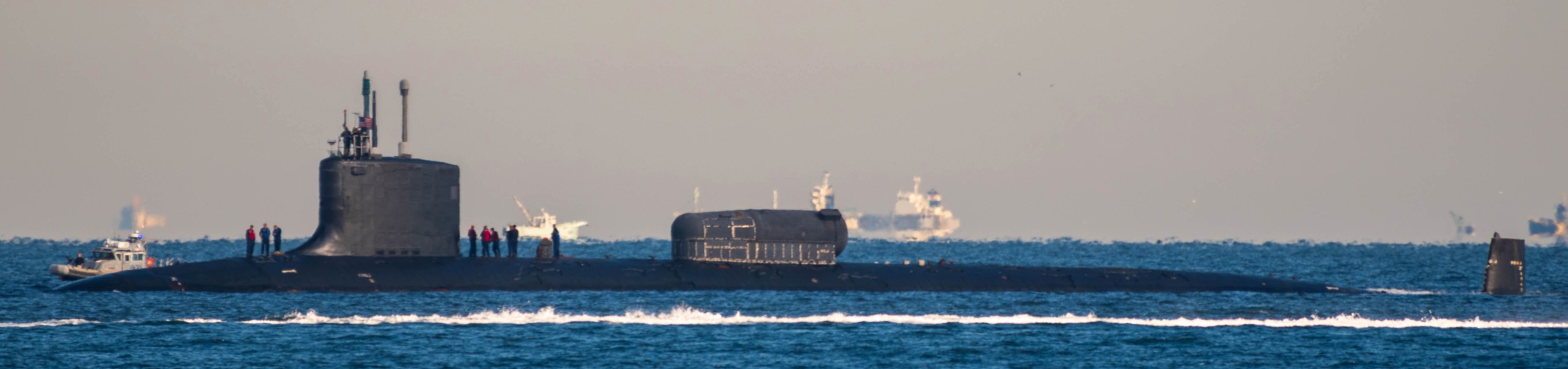 ssn-777 uss north carolina virginia class attack submarine arriving yokosuka japan 2024 70