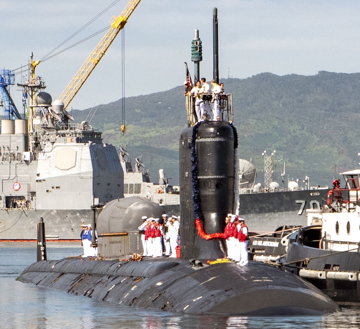 ssn-777 uss north carolina virginia class attack submarine joint base pearl harbor hickam hawaii 72