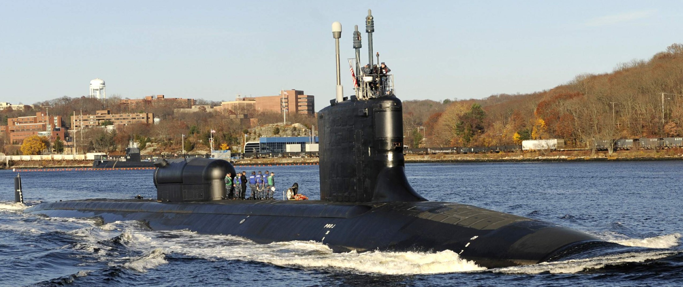 ssn-778 uss new hampshire virginia class attack submarine dry-deck shelter dds groton 41