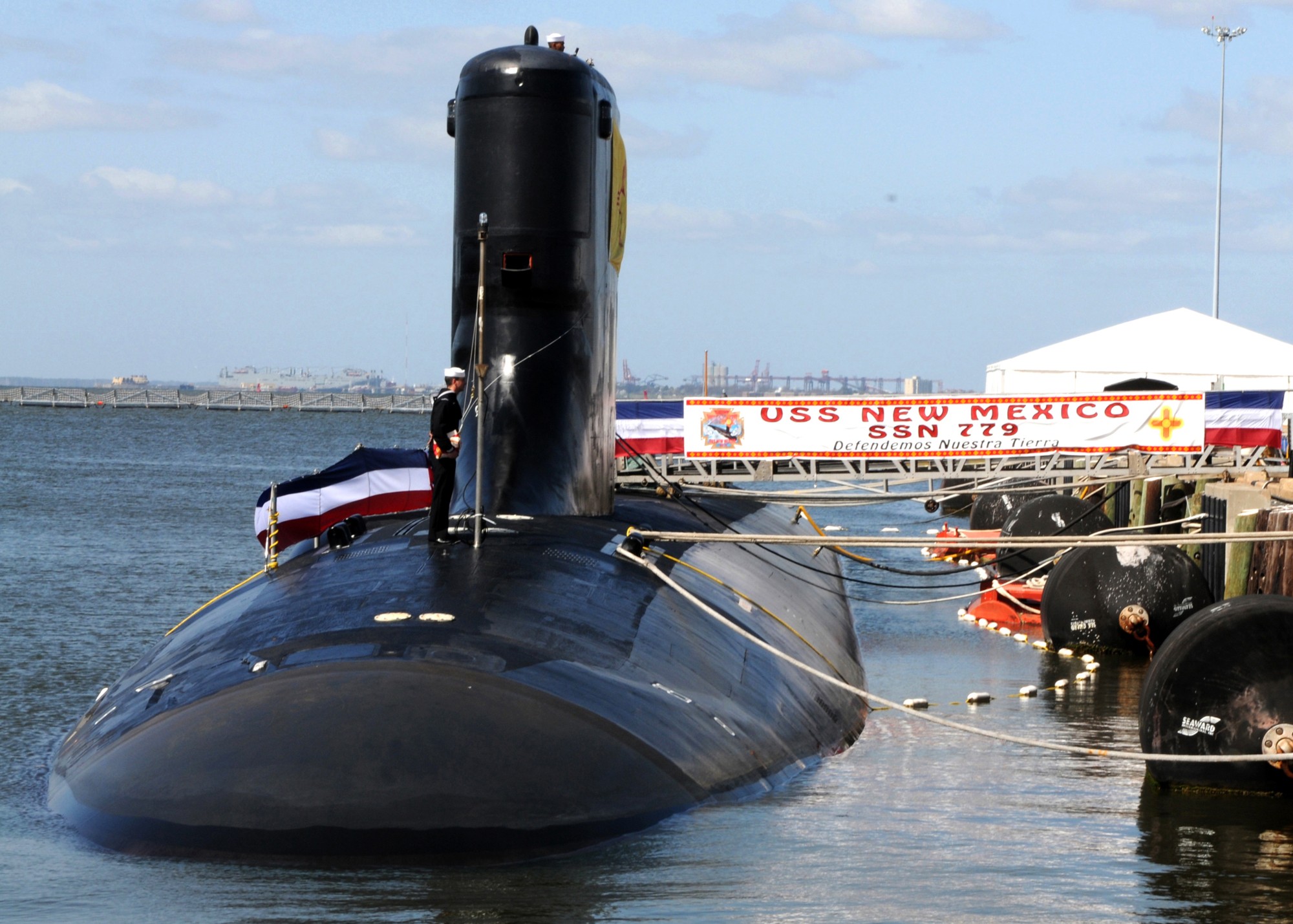 ssn-779 uss new mexico virginia class attack submarine us navy 24 commissioning ceremony norfolk virginia