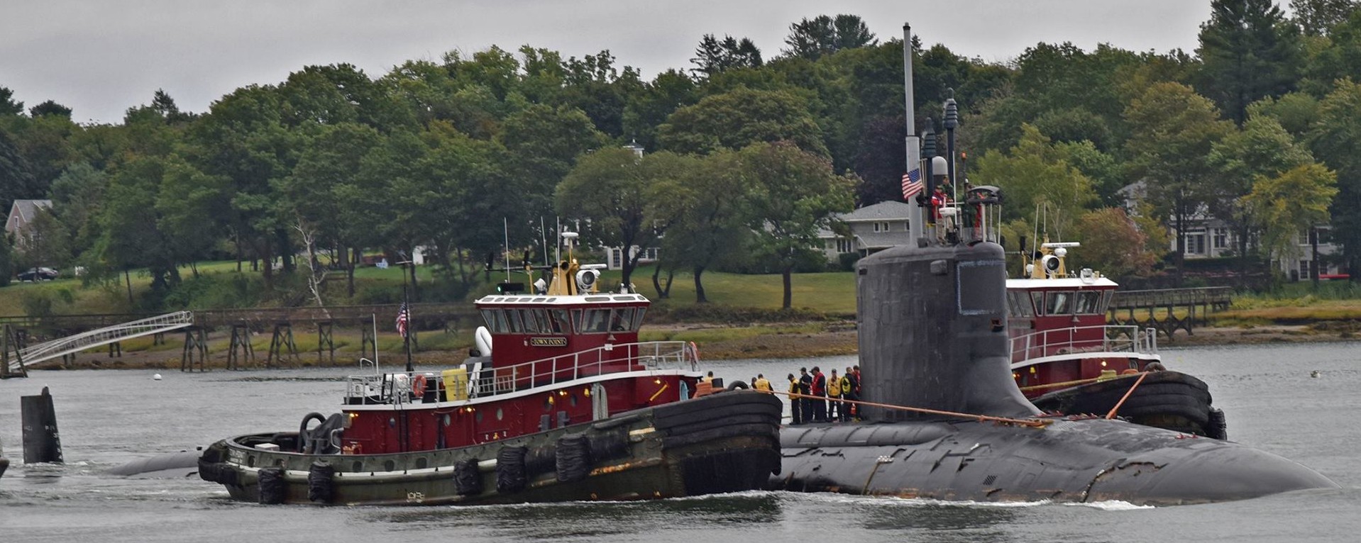 ssn-779 uss new mexico virginia class attack submarine arriving portsmouth naval shipyard kittery maine 2017 64