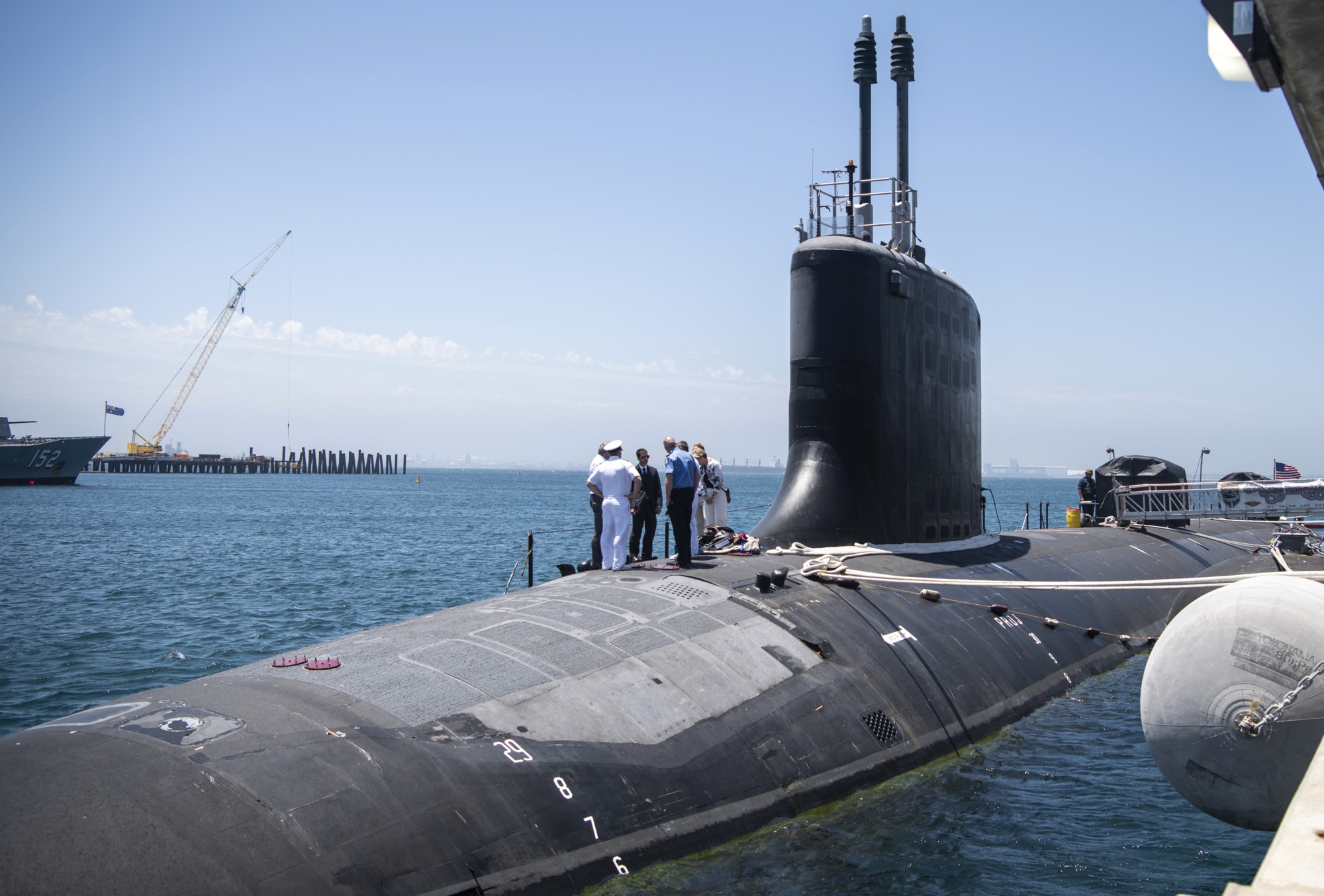 ssn-782 uss mississippi virginia class attack submarine hmas stirling garden island perth australia 50