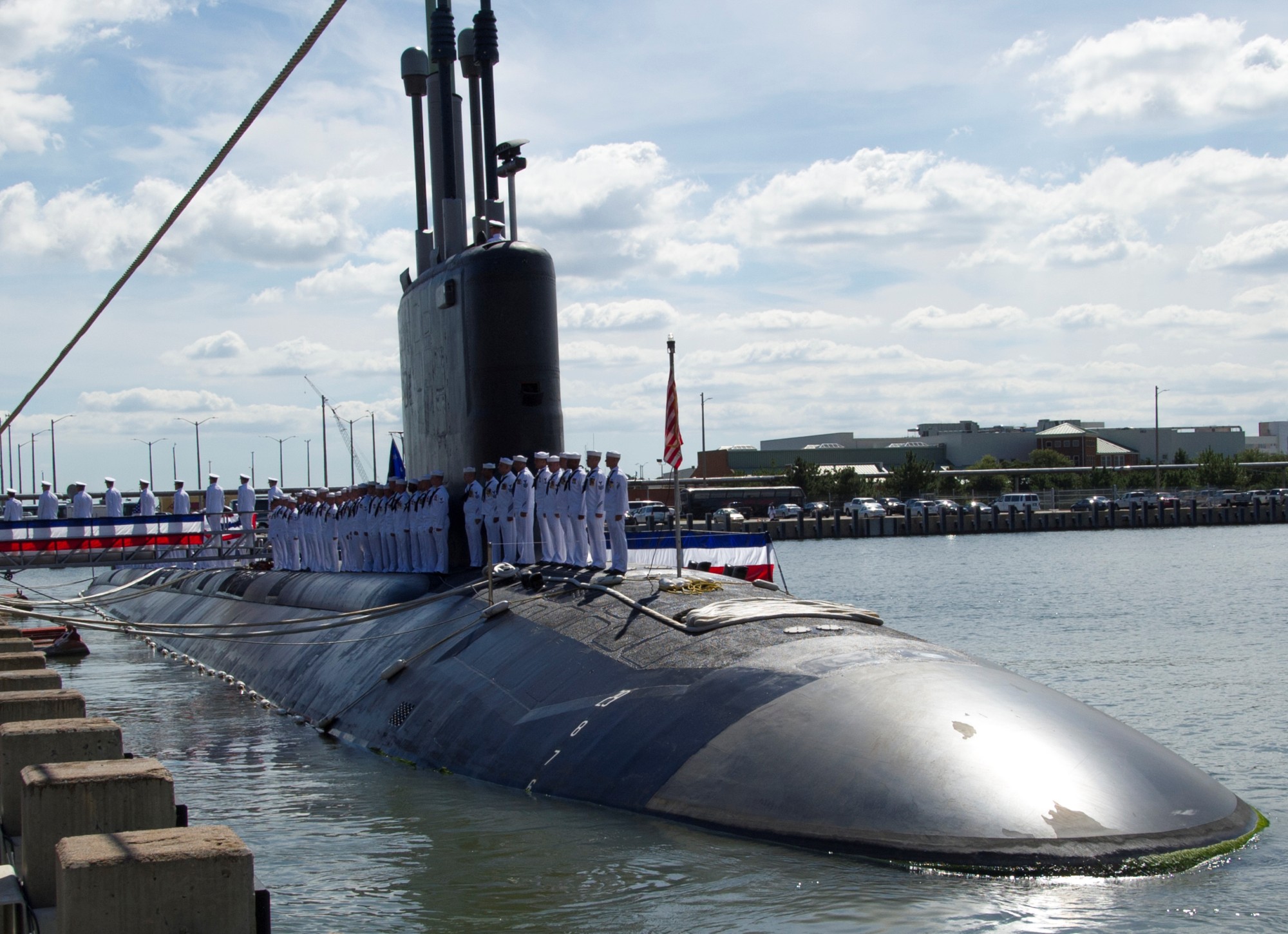 ssn-783 uss minnesota virginia class attack submarine us navy 09 commissioning ceremony norfolk virginia