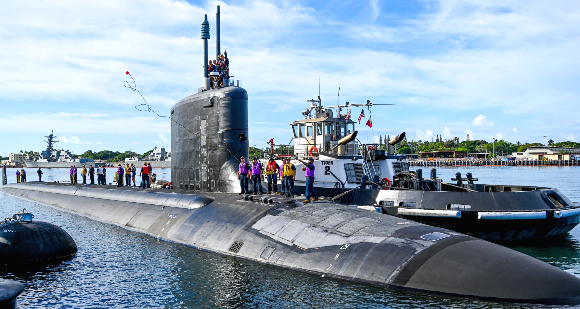 ssn-783 uss minnesota virginia class attack submarine joint base pearl harbor hickam hawaii 2024 53