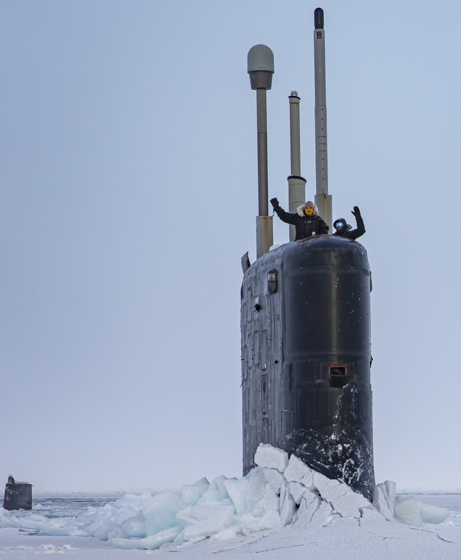 ssn-786 uss illinois virginia class attack submarine beaufort sea arctic ocean icex 2022 45