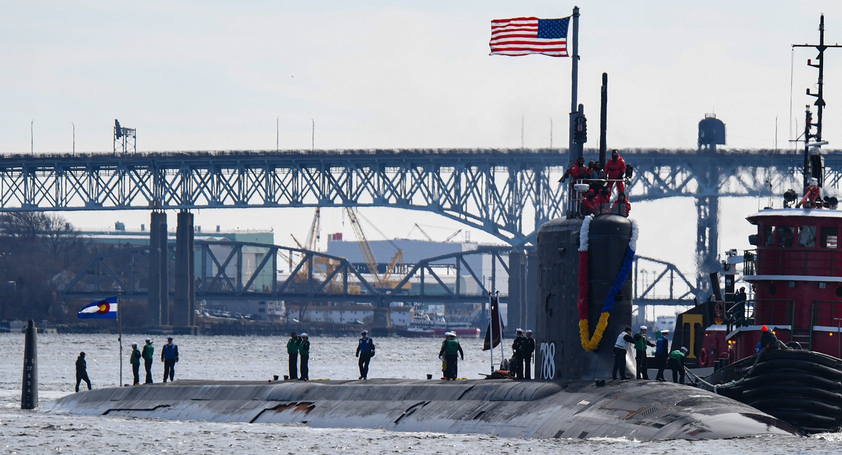 ssn-788 uss colorado virginia class attack submarine base new london groton 33