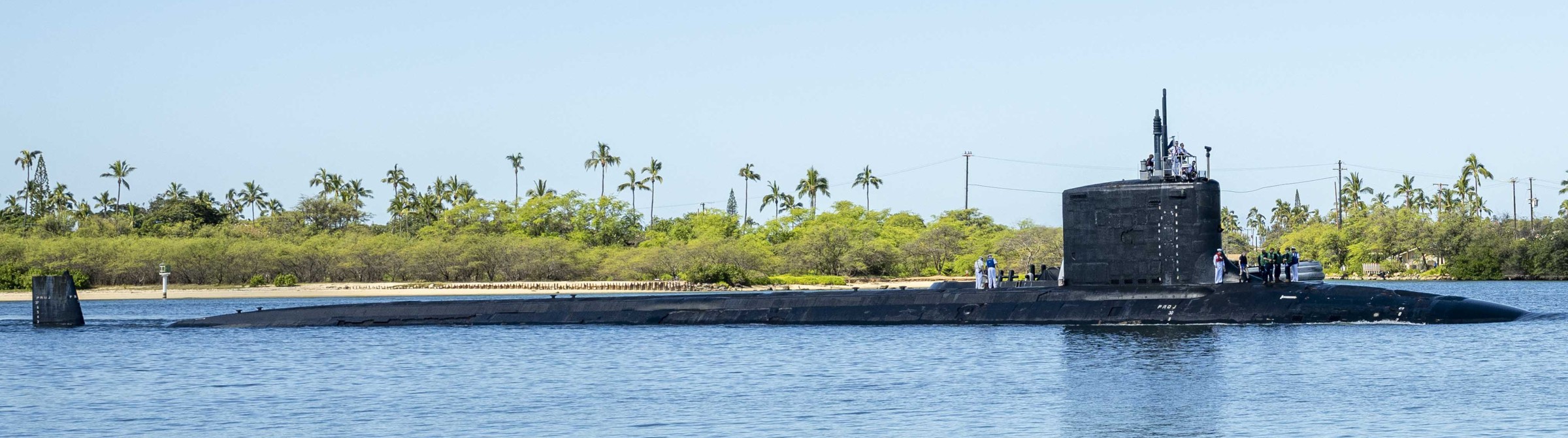 ssn-788 uss colorado virginia class attack submarine arriving pearl harbor hickam hawaii homeport 39