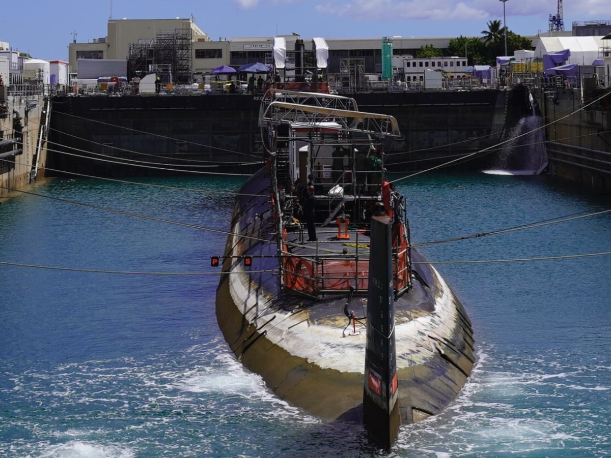 ssn-788 uss colorado virginia class attack submarine dry-dock pearl harbor hawaii 2024 40