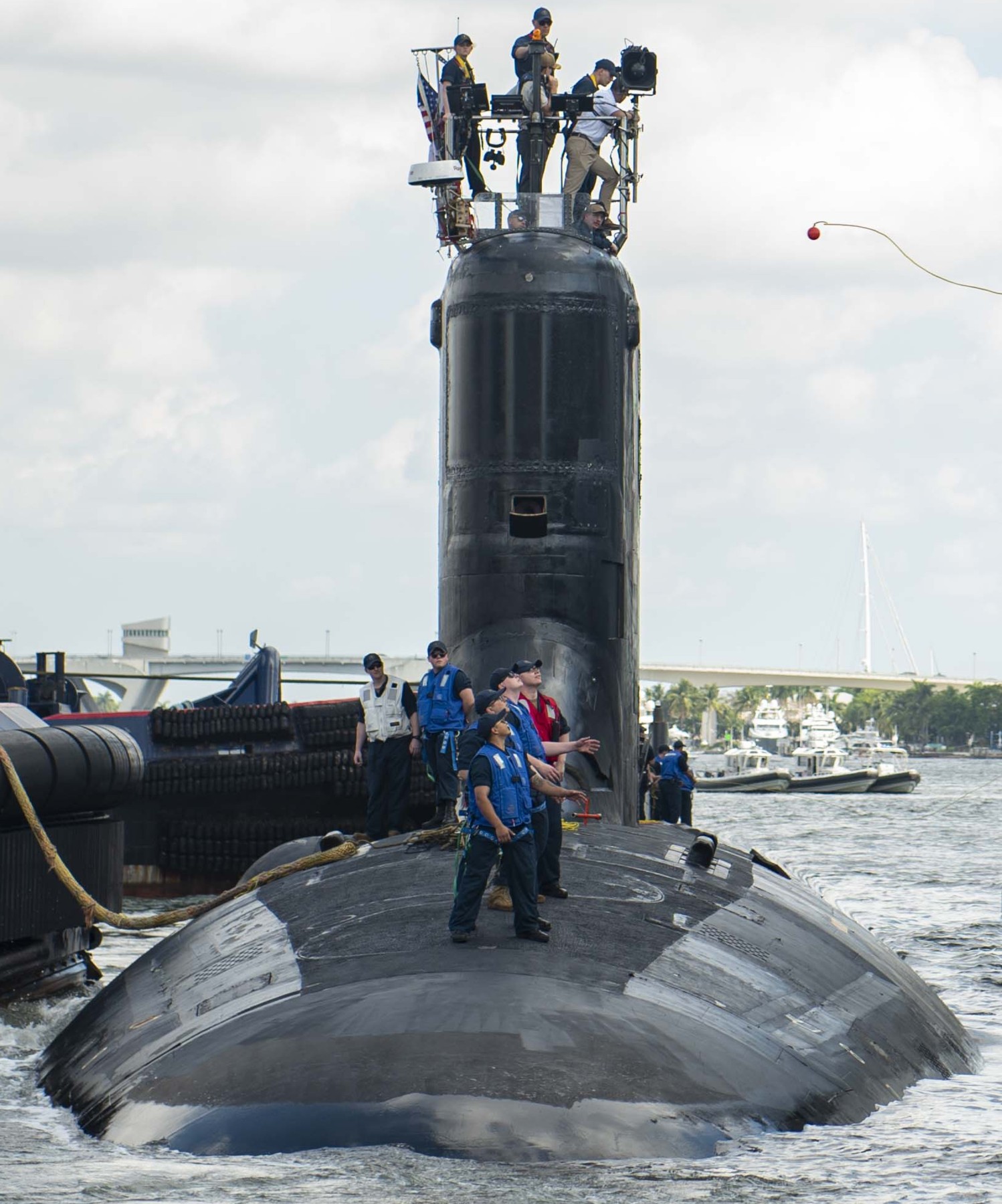 ssn-789 uss indiana virginia class attack submarine port everglades fleet week florida 2023 69